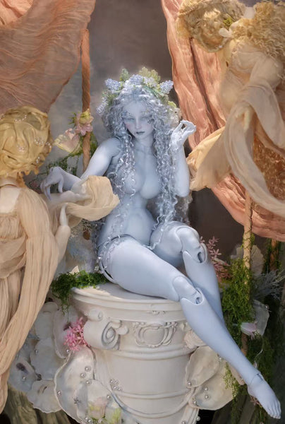Black Ship Doll - Oil Painting Body ~ Pearl & Flesh Color Interest Check