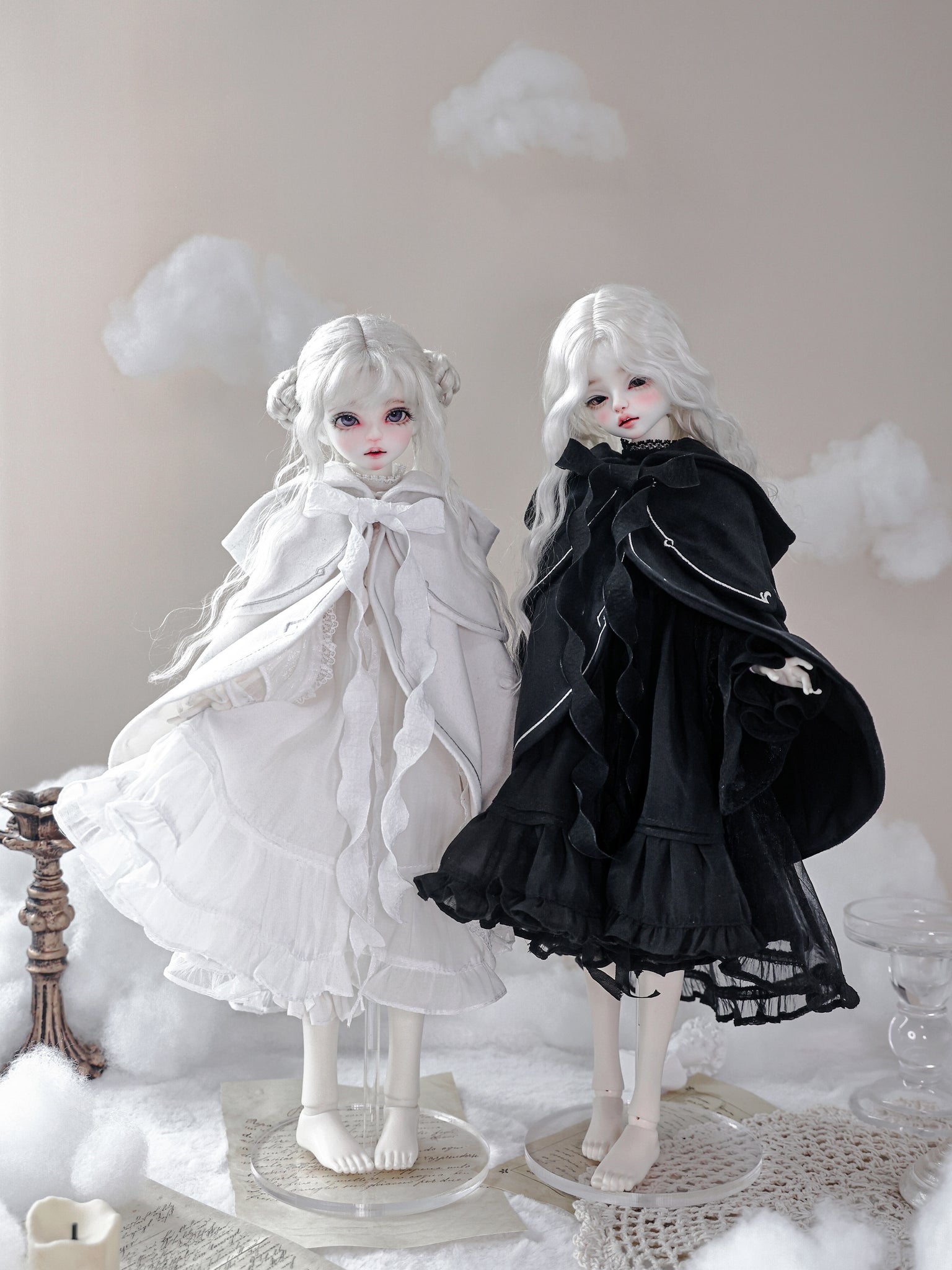 [PREORDER CLOSED] DollFull Studio - Plain Silver Candlesticks