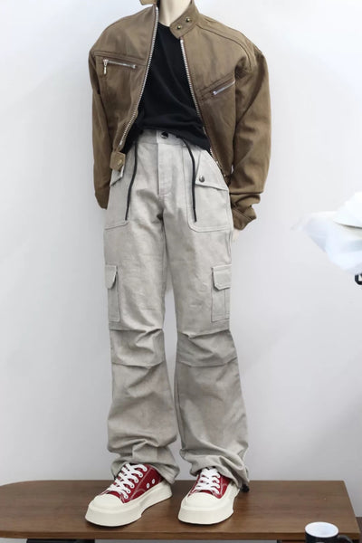 Blackkbbo - Square-Toe Canvas Shoes