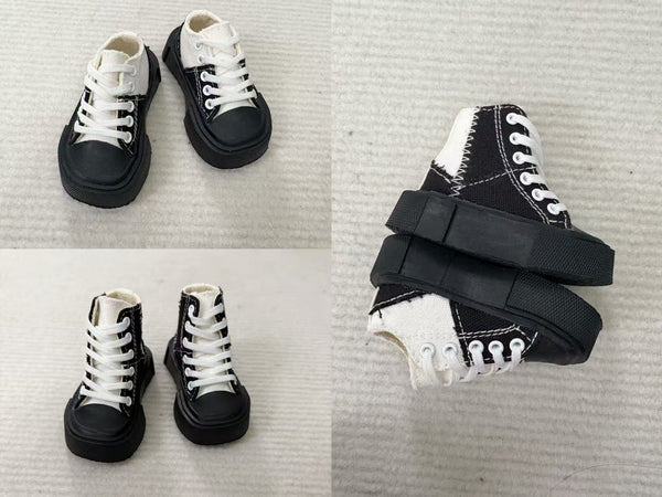 Blackkbbo - Square-Toe Canvas Shoes (MSD)