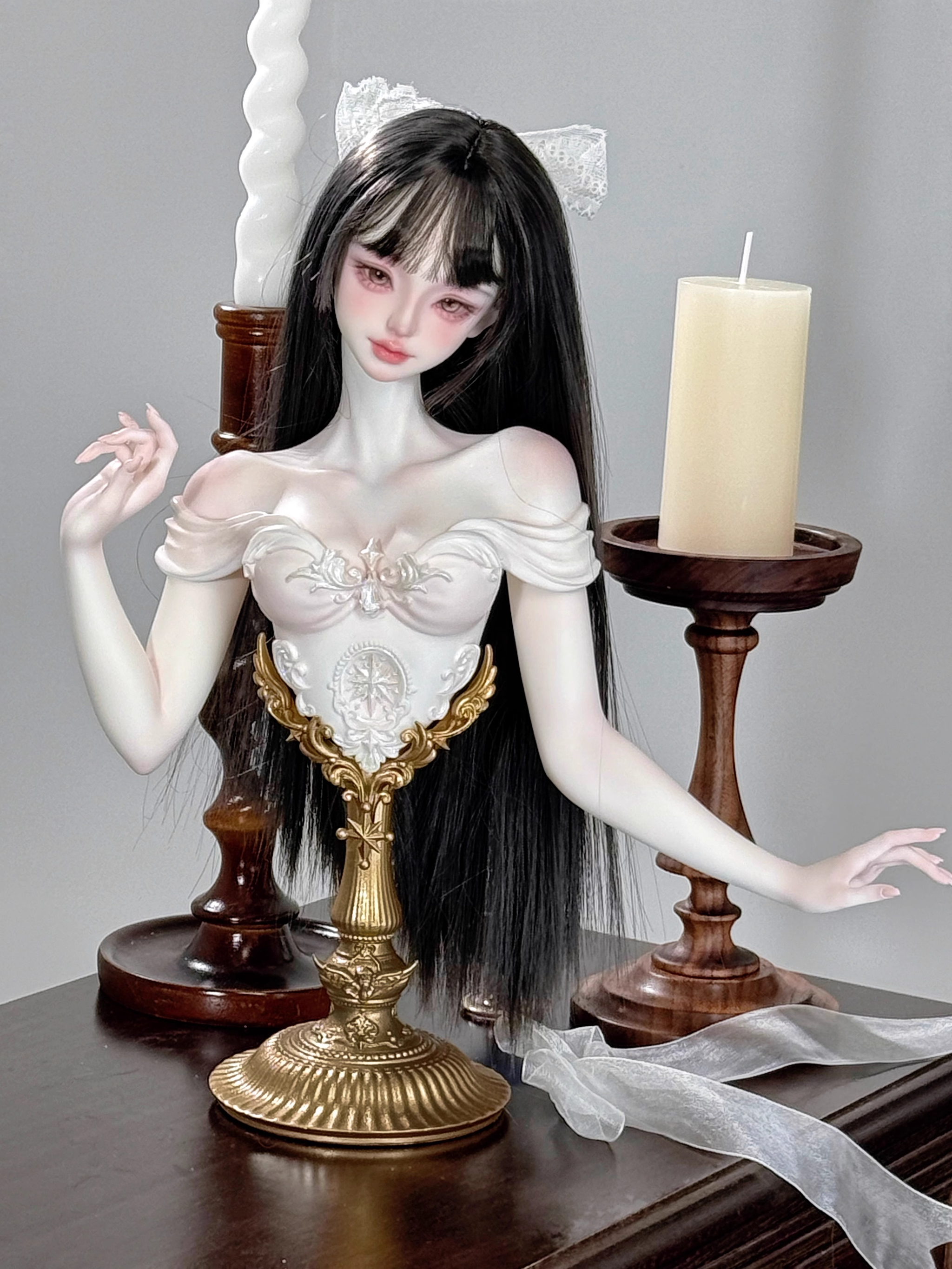 BALANCE ONLY] La Luna Doll - Cinderella Head Stand – Space Studio BJD
