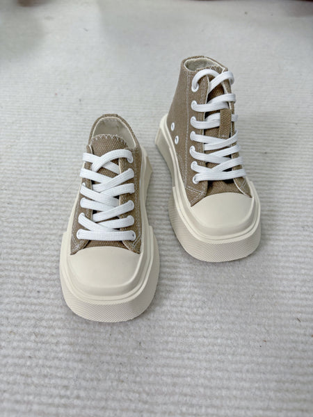 Blackkbbo - Square-Toe Canvas Shoes