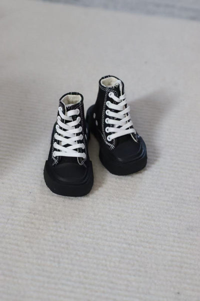 Blackkbbo - Square-Toe Canvas Shoes (MSD)