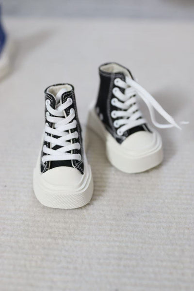 Blackkbbo - Square-Toe Canvas Shoes (MSD)