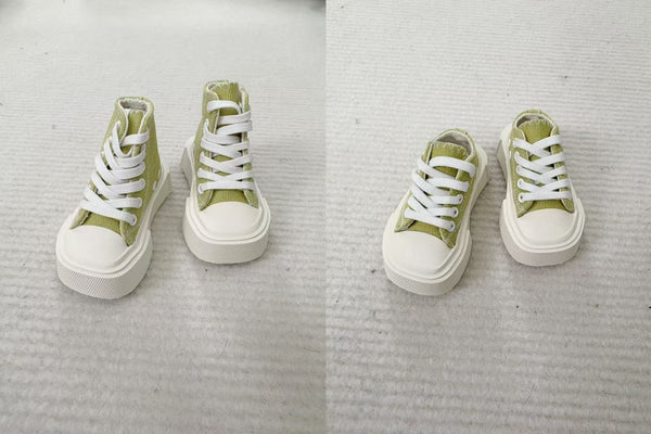 Blackkbbo - Square-Toe Canvas Shoes (MSD)