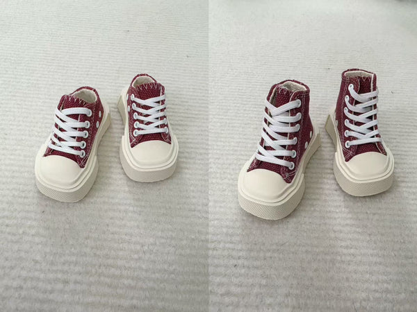 Blackkbbo - Square-Toe Canvas Shoes (MSD)