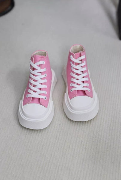 Blackkbbo - Square-Toe Canvas Shoes