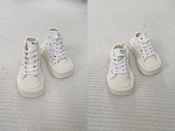 Blackkbbo - Square-Toe Canvas Shoes (MSD)