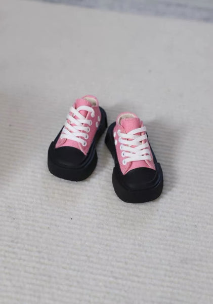 Blackkbbo - Square-Toe Canvas Shoes (MSD)