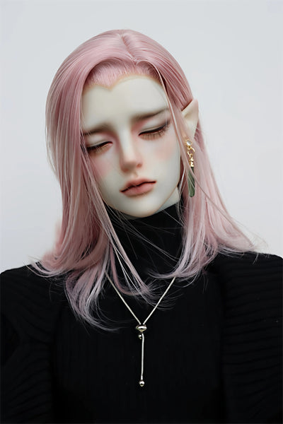 Little Fairy Platter - Styled Wig Black & Pink