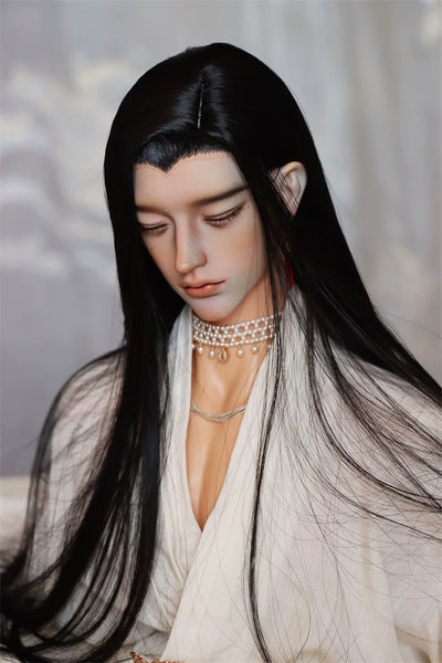 Little Fairy Platter - Styled Wig Black & Pink
