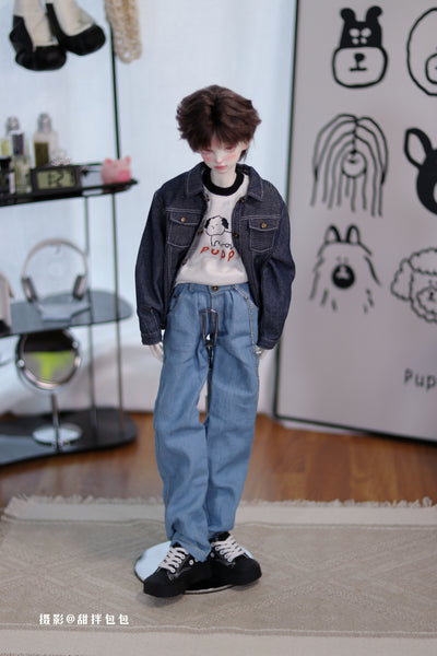 Blackkbbo - Square-Toe Canvas Shoes (MSD)