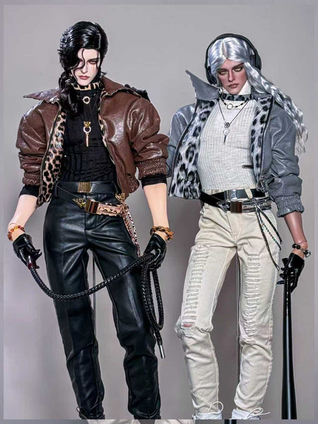 STT Studio - Reversible Leather Jacket Set ~ Spots