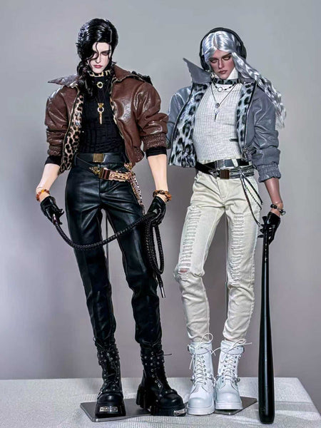 STT Studio - Reversible Leather Jacket Set ~ Spots