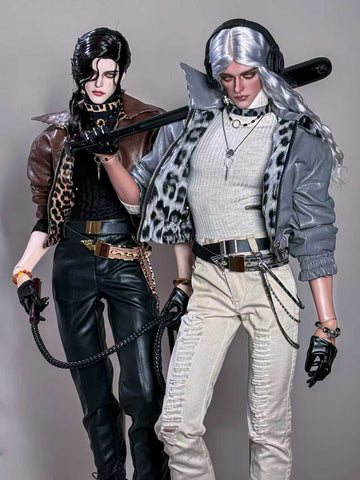 STT Studio - Reversible Leather Jacket Set ~ Spots