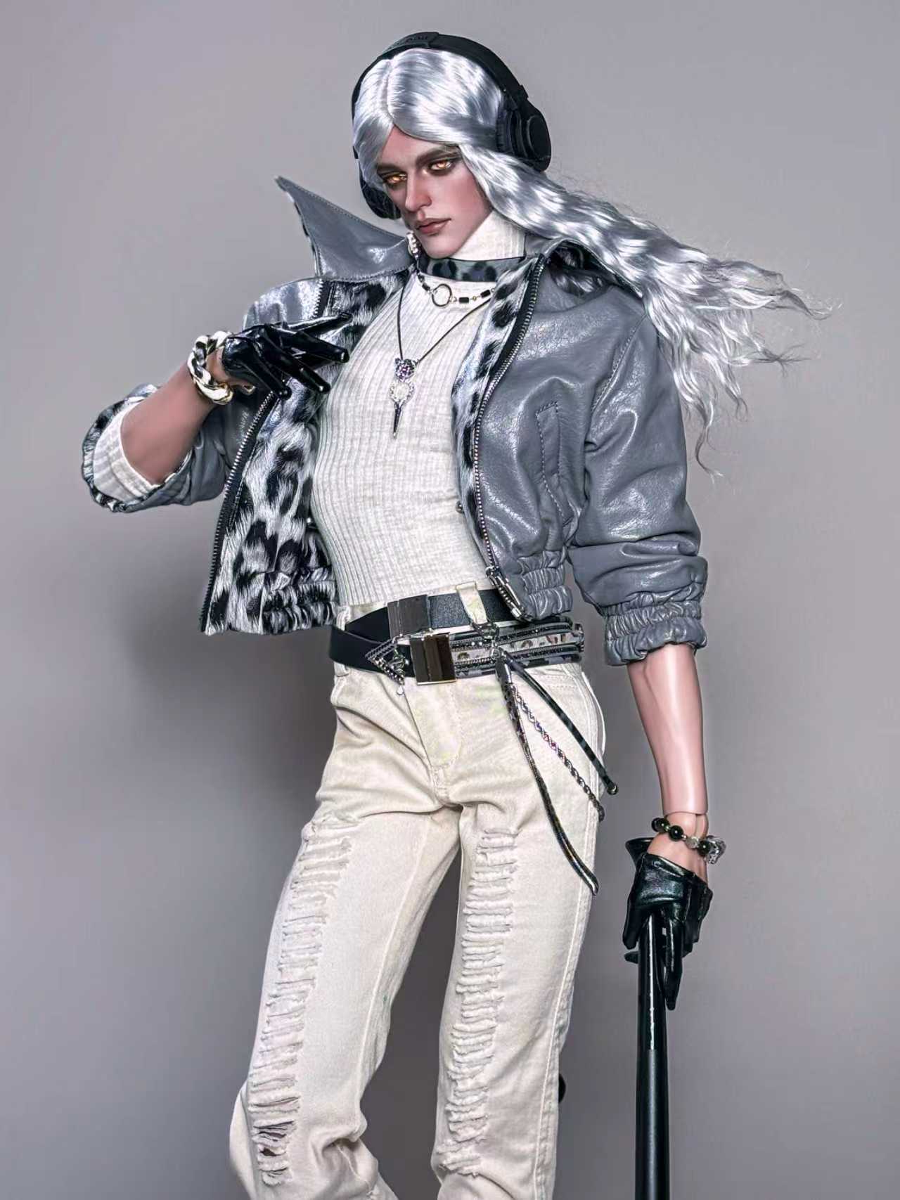 STT Studio - Reversible Leather Jacket Set ~ Spots