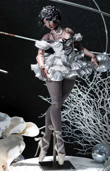 Black Ship Doll - Pearl & Flesh ~ Tahitian Pearl Fullset