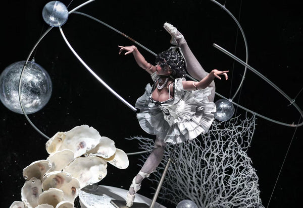 Black Ship Doll - Pearl & Flesh ~ Tahitian Pearl Fullset