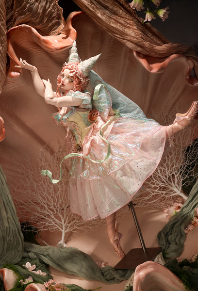 Black Ship Doll - Oil Painting Body ~ Pearl & Flesh