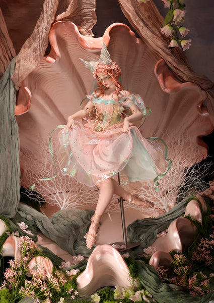 Black Ship Doll - Pearl & Flesh ~ Shell Pink Fullset