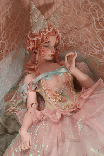 Black Ship Doll - Oil Painting Body ~ Pearl & Flesh