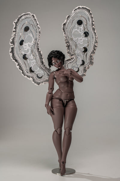 Black Ship Doll - Pearl & Flesh ~ Tahitian Pearl Fullset