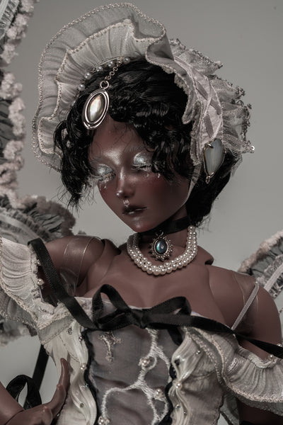 Black Ship Doll - Pearl & Flesh ~ Tahitian Pearl Fullset