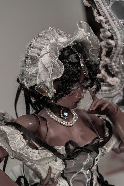 Black Ship Doll - Pearl & Flesh ~ Tahitian Pearl Fullset