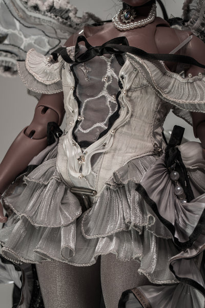 Black Ship Doll - Pearl & Flesh ~ Tahitian Pearl Fullset