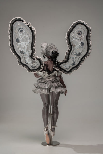 Black Ship Doll - Pearl & Flesh ~ Tahitian Pearl Fullset