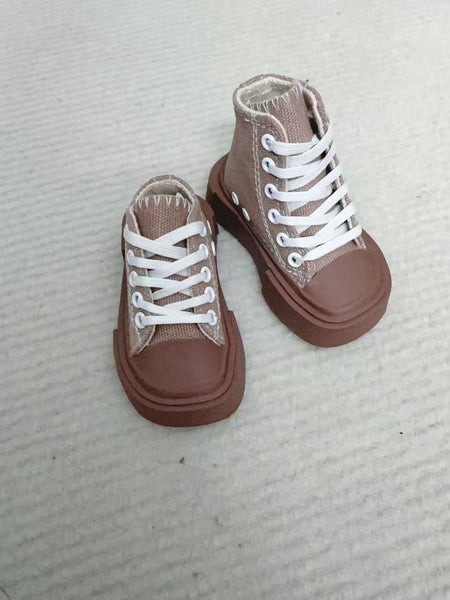 Blackkbbo - Square-Toe Canvas Shoes (MSD)