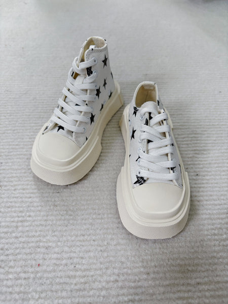 Blackkbbo - Square-Toe Canvas Shoes